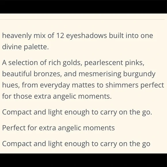 I Love Revolution Angel Heart Eye Shadow Pallet - Picture 3 of 6